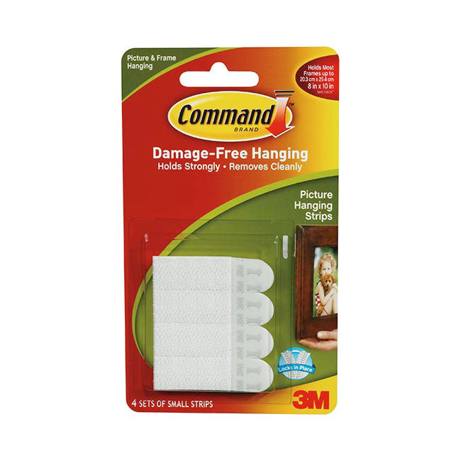 Command 17202 Small Picture Strips Picture Hanging COMMAND Brand_Command Collections_Picture Hanging Collections_Tapes / Adhesives Command Brand Google Product Ironmongery Picture Hanging Product Type_Picture Hanging Tapes & Adhesives