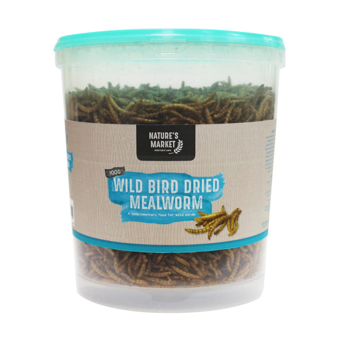 Nature's Garden BFMW01 Wild Bird Dried Mealworm 100g - Premium Bird Feed from Bonnington Plastics - Just $4.99! Shop now at W Hurst & Son (IW) Ltd