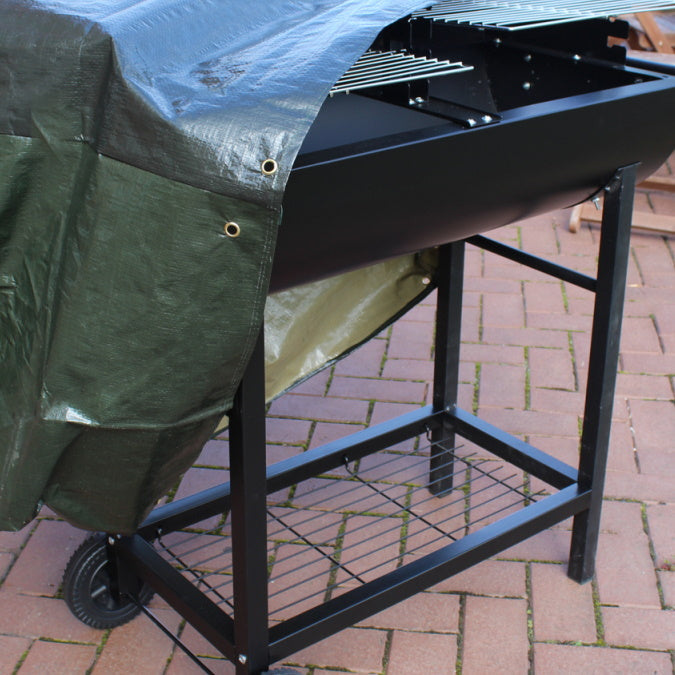Kingfisher Garden COV102 Trolley BBQ Cover Green - Premium Barbecue Accessories from Bonnington Plastics - Just $7.99! Shop now at W Hurst & Son (IW) Ltd