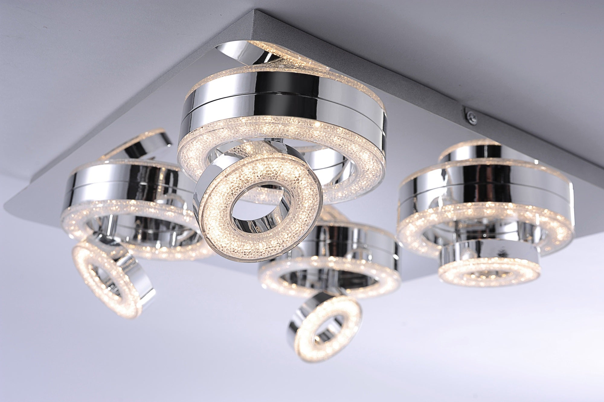 Leuchten Direkt 14522-17 LED Ceiling Light Board - Chrome - Premium Light Plates from Euro Lamps Ltd - Just $106.0! Shop now at W Hurst & Son (IW) Ltd