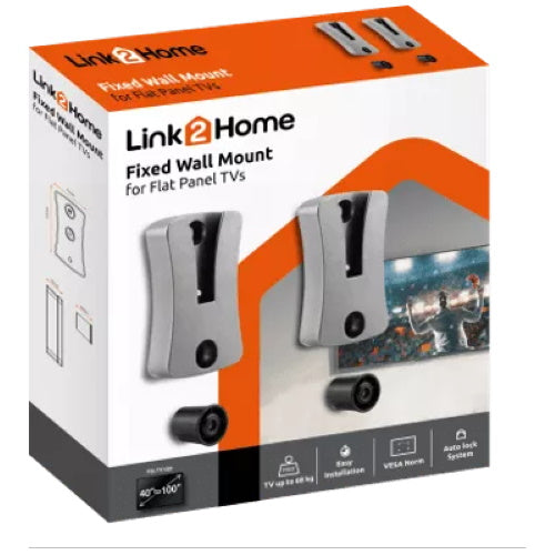 Link2Home Space Saver Fixed Wall Mount for Flat Panel Televisions (Part No. MP0096-01) TV Wall Fixing Link2Home Brand_Link2Home Collections_Television Accessories Electrical Feb22 Google Product Link2Home Mark.Williams Mobile Phone Accessories phones computing sound & vision Product Type_TV Wall Fixing Television Accessories wsl