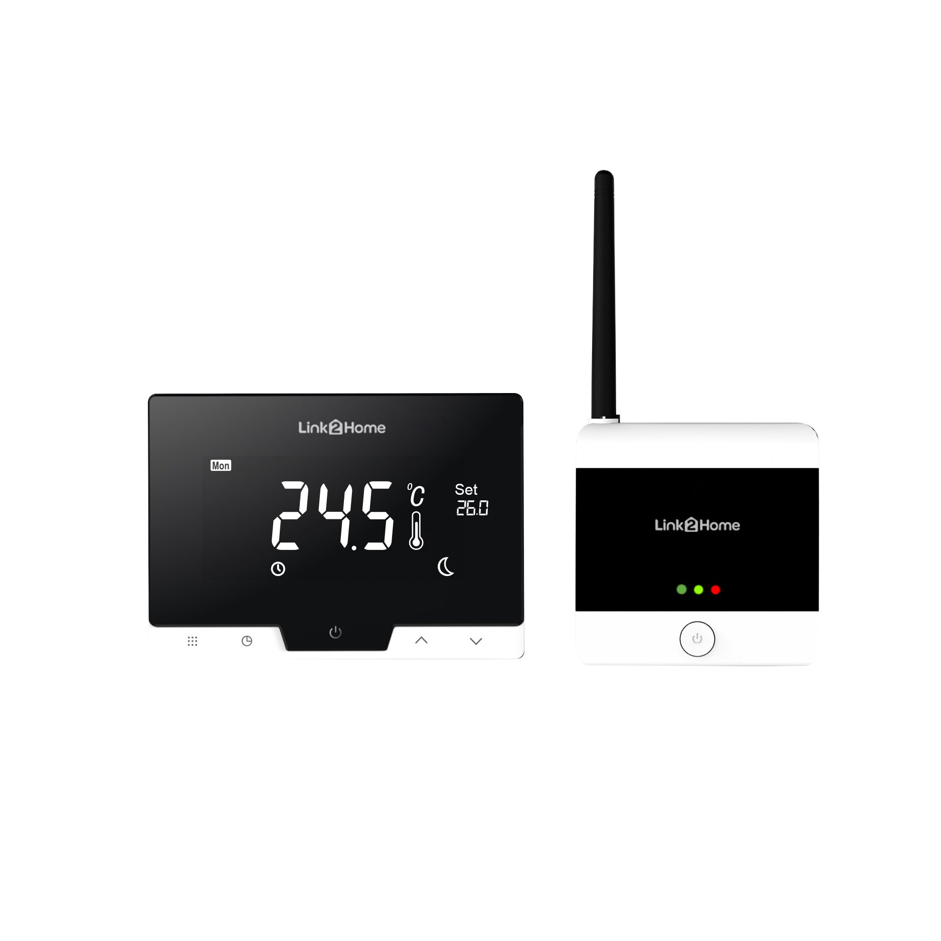 Link2Home L2H-WFTHERMO Wi-Fi-RF Thermostat - Premium Smart from Link2Home - Just $136.99! Shop now at W Hurst & Son (IW) Ltd