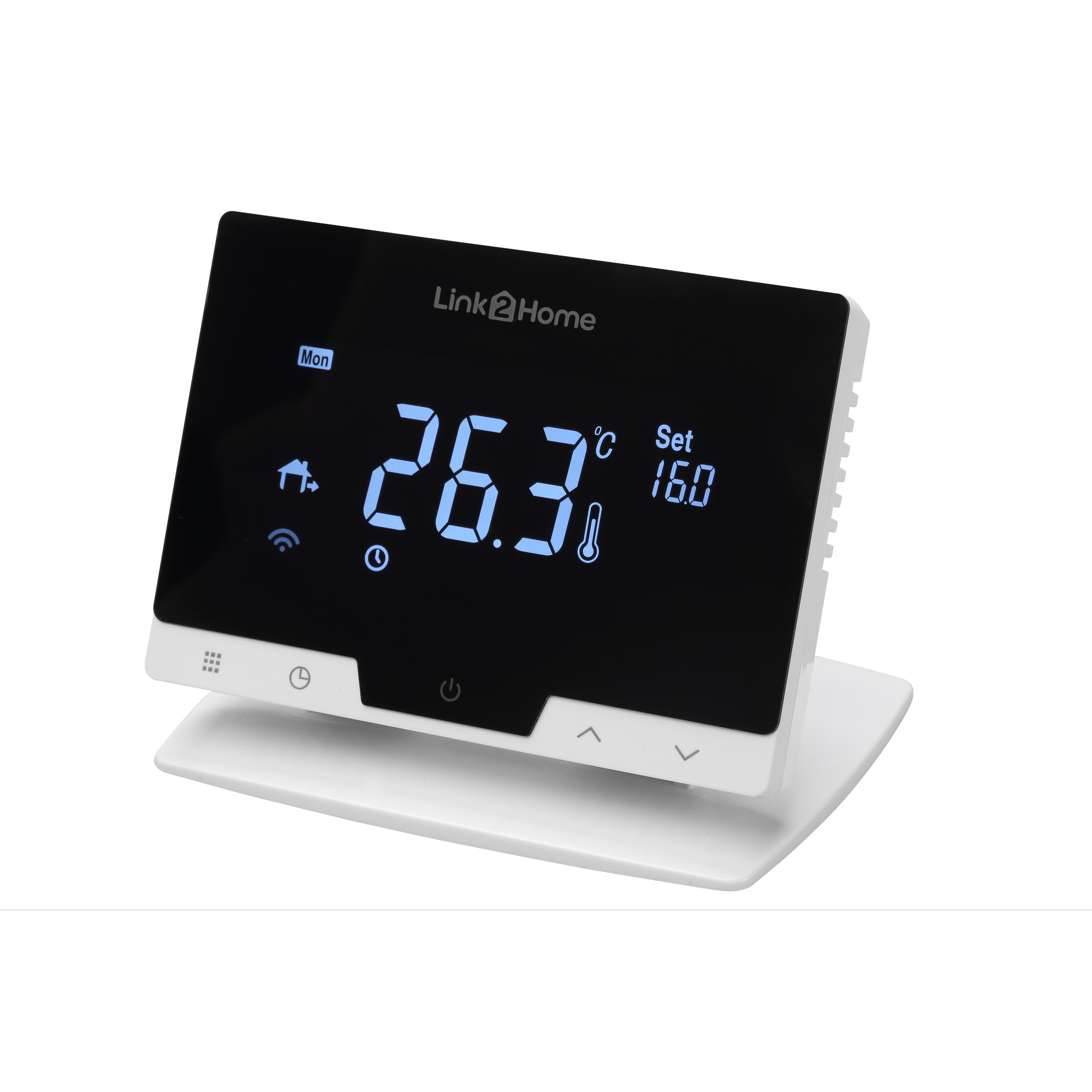 Link2Home L2H-WFTHERMO Wi-Fi-RF Thermostat Smart Link2Home Brand_Link2Home Collections_Heating Controls Electrical Feb22 Google Product Heating / Cooling Link2Home Mark.Williams Moneysaving Product Type_Smart