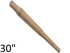 Faithfull Hickory Sledge Hammer Handles - Premium D from FAITHFULL - Just $15.5! Shop now at W Hurst & Son (IW) Ltd