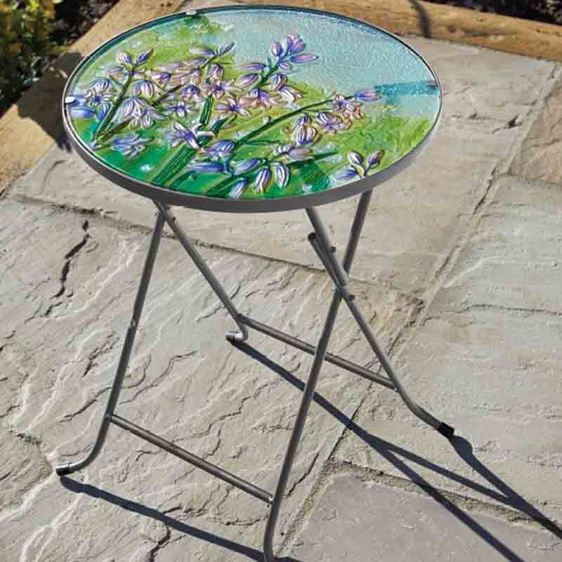 Smart Garden 5030055TL Bluebell Glass Table - Premium Outdoor Furniture from SMART GARDEN - Just $19.99! Shop now at W Hurst & Son (IW) Ltd