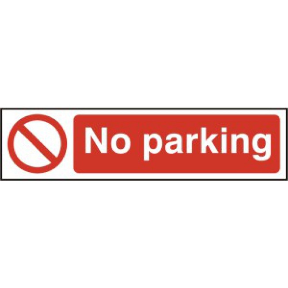 Centurion 5055 No Parking Sign - 200 x 56 - Premium Signs / Numbers from Centurion - Just $3.19! Shop now at W Hurst & Son (IW) Ltd
