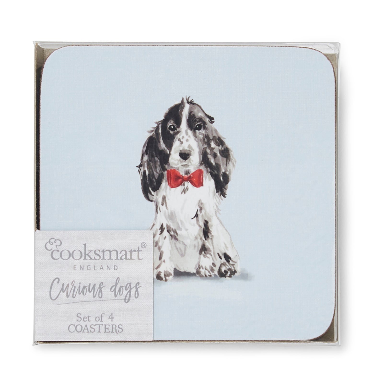 Cooksmart 1749 Coasters Set of 4 - Curious Dogs - Premium Coasters from City Look Imports - Just $3.7! Shop now at W Hurst & Son (IW) Ltd