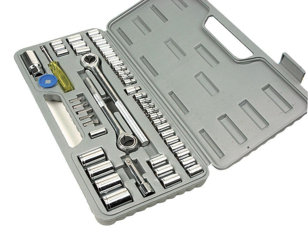 Socket Set 52Pce - Chrome Plated - Premium 1/2" drive Sockets from Blue Spot - Just $16.70! Shop now at W Hurst & Son (IW) Ltd