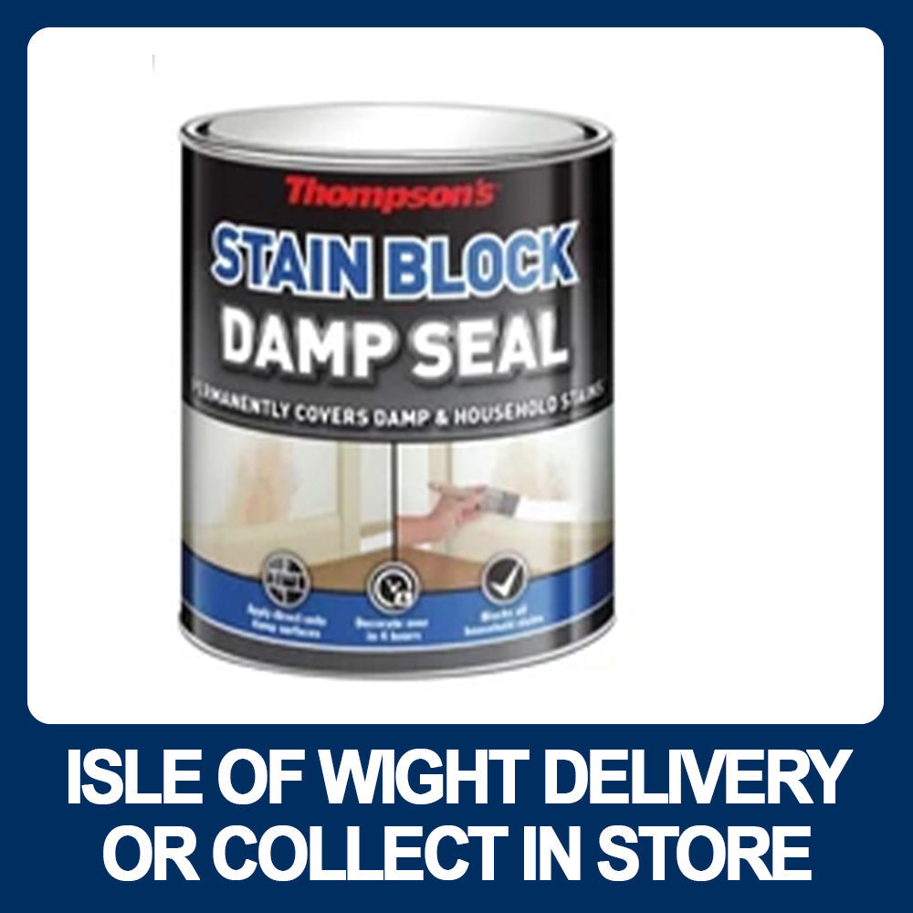 Thompsons 30323 Stain Blocking Damp Seal White - Various Sizes - Premium Damp Seal from RONSEAL - Just $9.60! Shop now at W Hurst & Son (IW) Ltd