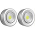 Uni-Com 66231 Push Lights 0.5W COB  Twin Pack - Premium Push / Cupboard Lights from Uni-Com - Just $4.99! Shop now at W Hurst & Son (IW) Ltd