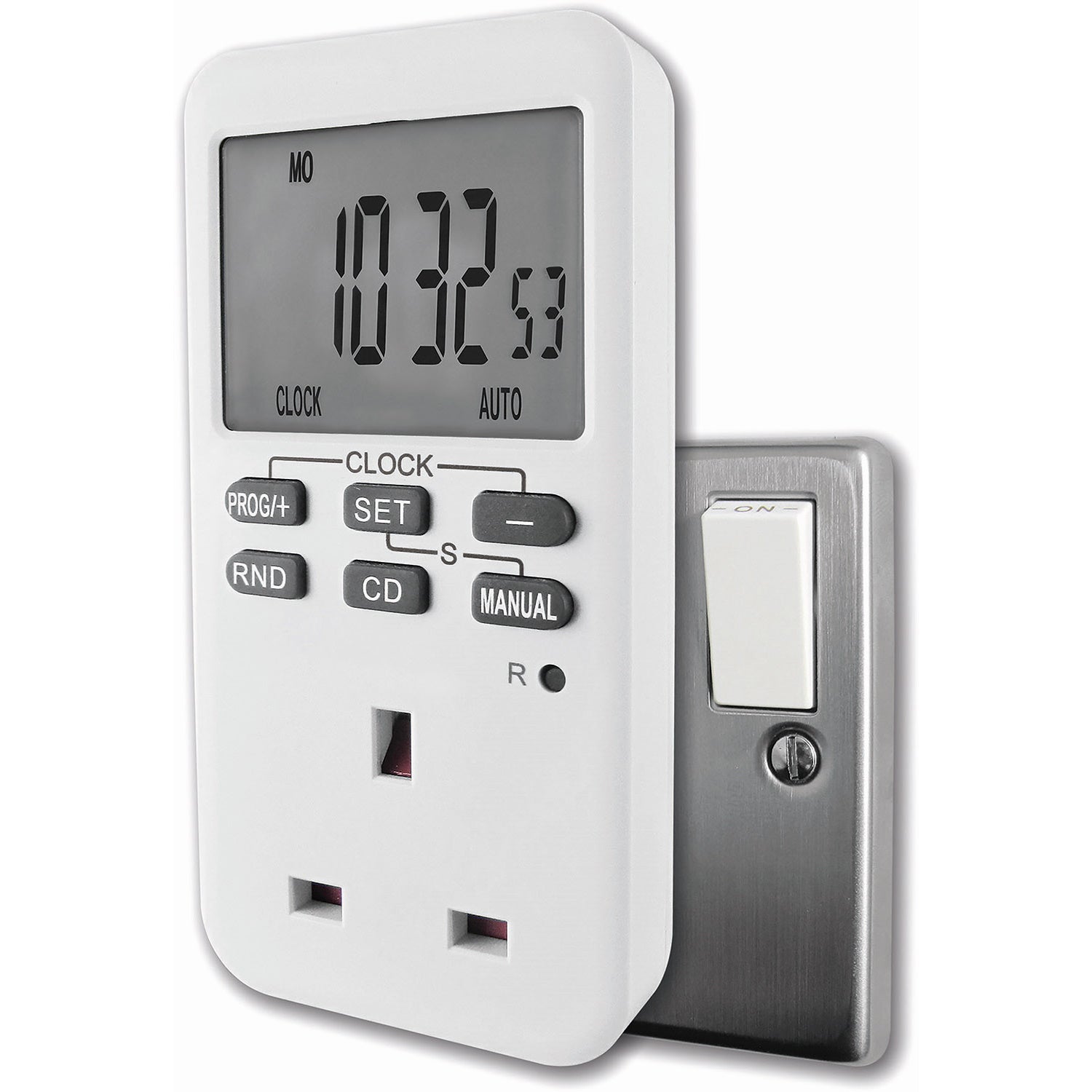 Uni-Com 67382 Easy Read Electronic Timer - Premium Plug Adaptors Etc. from Uni-Com - Just $11.95! Shop now at W Hurst & Son (IW) Ltd