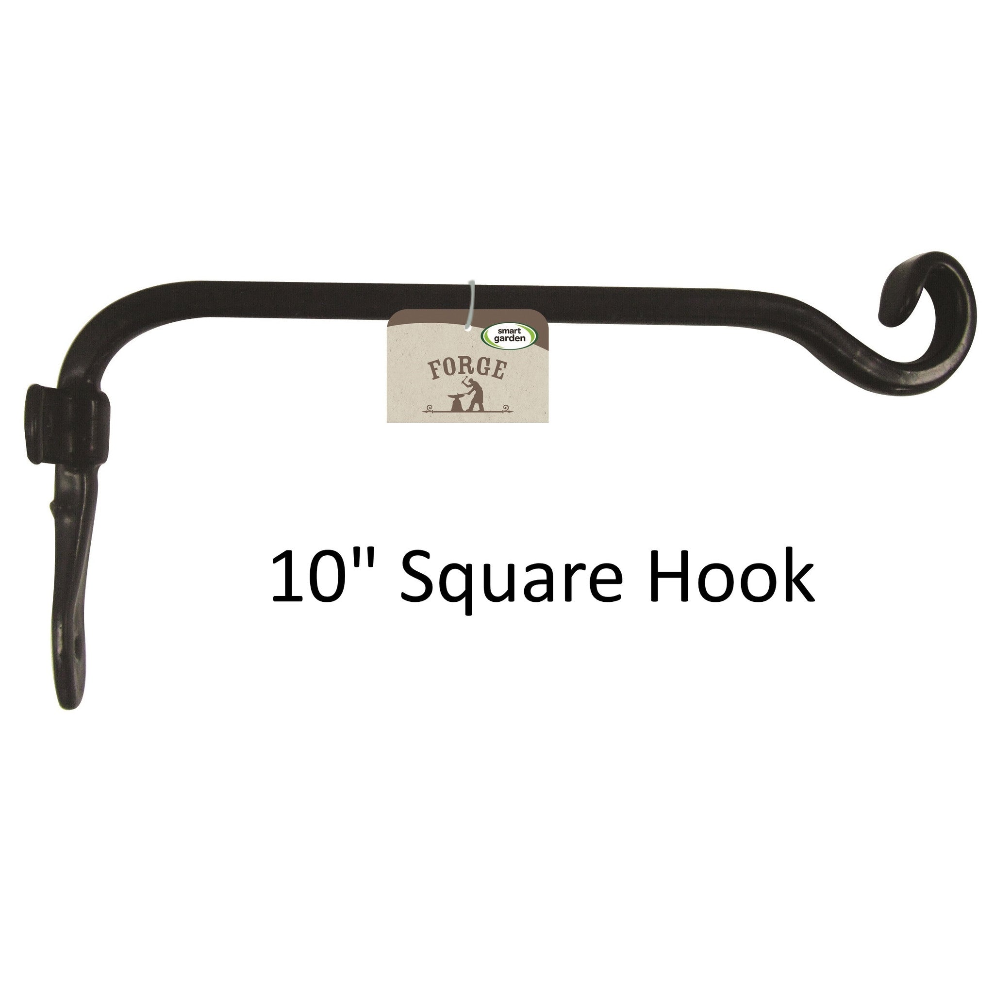 Forge Square Hooks Black - Various Sizes - Premium Baskets/Planters/Pots from Forge - Just $6.95! Shop now at W Hurst & Son (IW) Ltd
