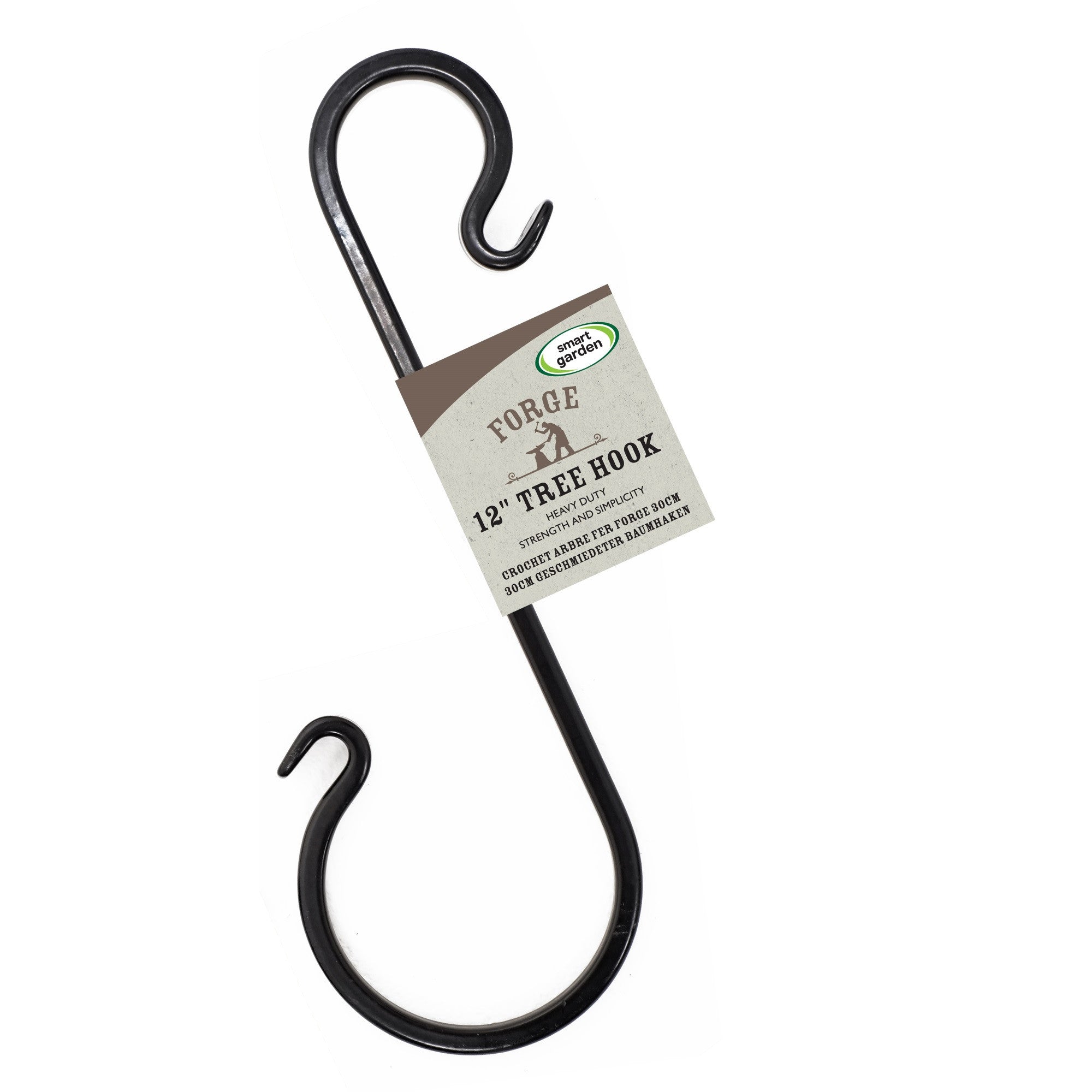 Forge Tree Hooks Black - Various Sizes - Premium Baskets/Planters/Pots from Forge - Just $4.99! Shop now at W Hurst & Son (IW) Ltd