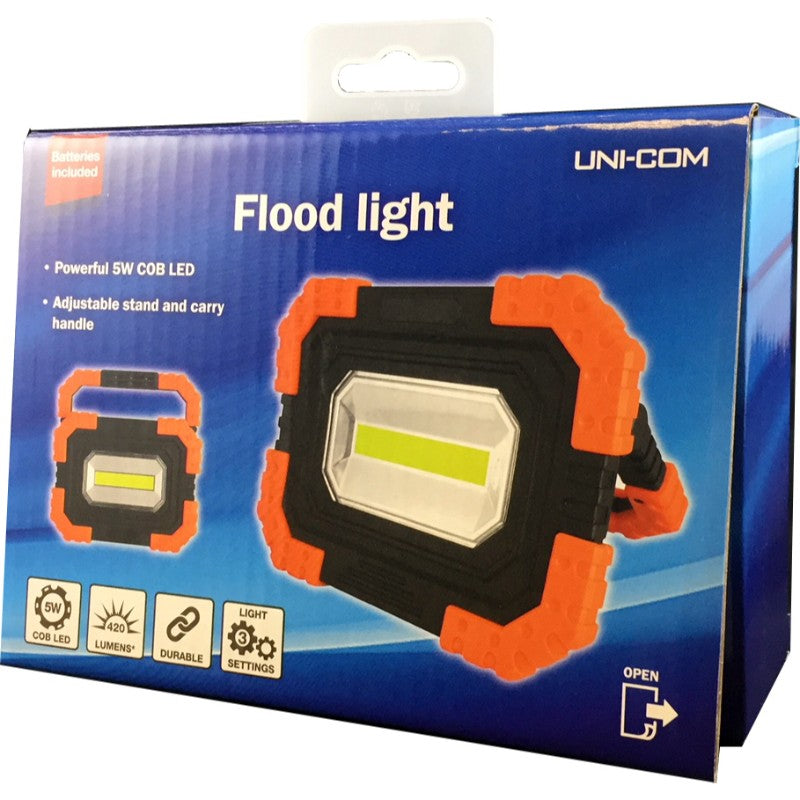 Uni-Com 66026 5w LED COB Flood Light - Premium Worklights from Uni-Com - Just $9.5! Shop now at W Hurst & Son (IW) Ltd