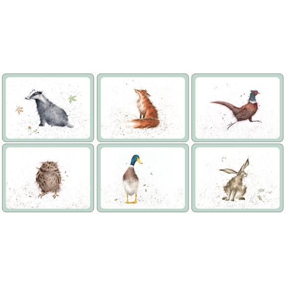 Wrendale Designs X0010568739 Set of 6 Placemats - Premium Table Mats from Portmeirion - Just $24.95! Shop now at W Hurst & Son (IW) Ltd