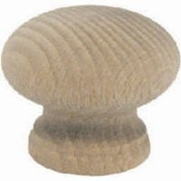 HK05P Beech Knob 1-3/4" (45mm) - Premium Cupboard Knobs from Centurion - Just $1.69! Shop now at W Hurst & Son (IW) Ltd