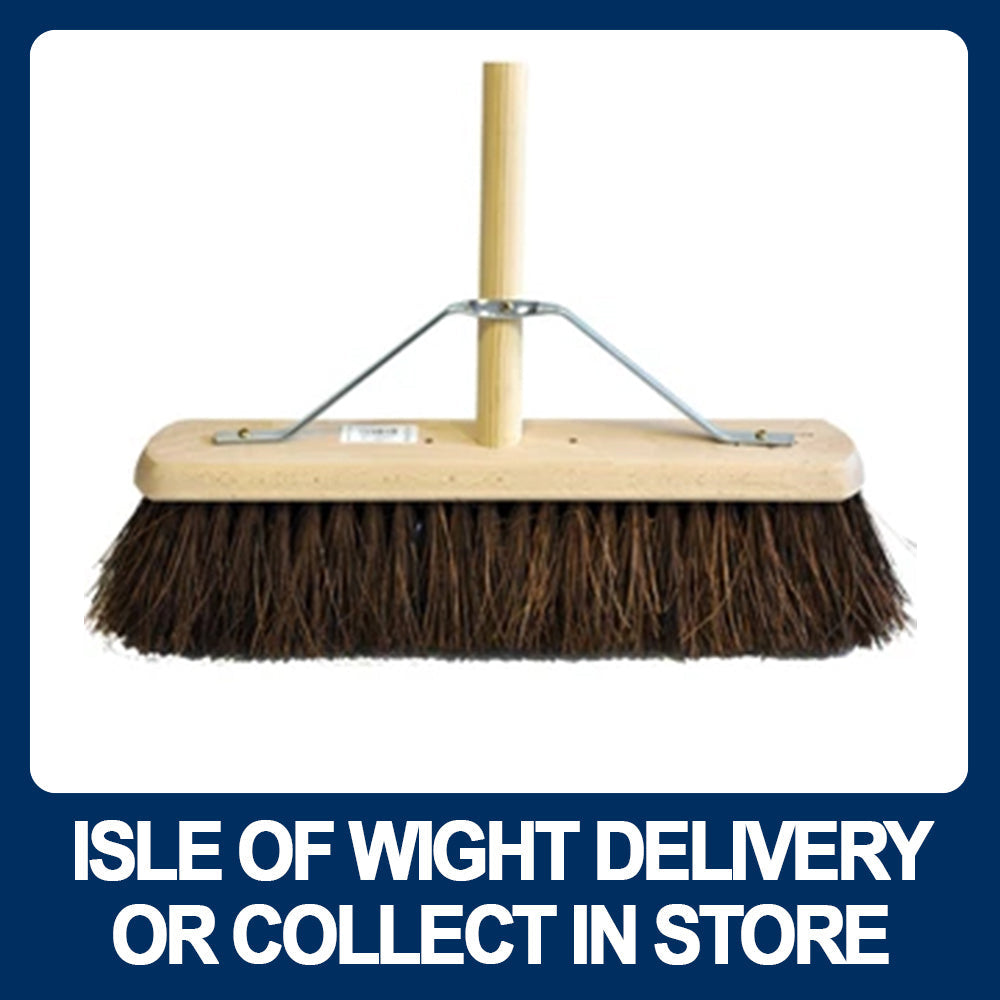 Hill Brush H5/3FHS Medium 457mm Platform Broom Fitted with Handle and Stay - Premium Brushes / Brooms from Hill Brush - Just $20.7! Shop now at W Hurst & Son (IW) Ltd