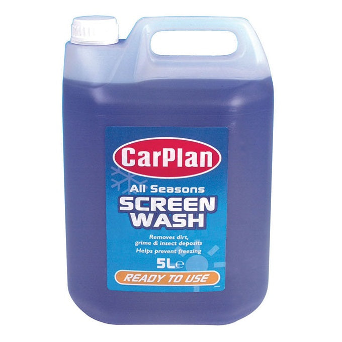CarPlan ASW005 All Seasons Screen Wash 5Ltr RTU - Premium Screen Cleaner from CarPlan - Just $6.4! Shop now at W Hurst & Son (IW) Ltd