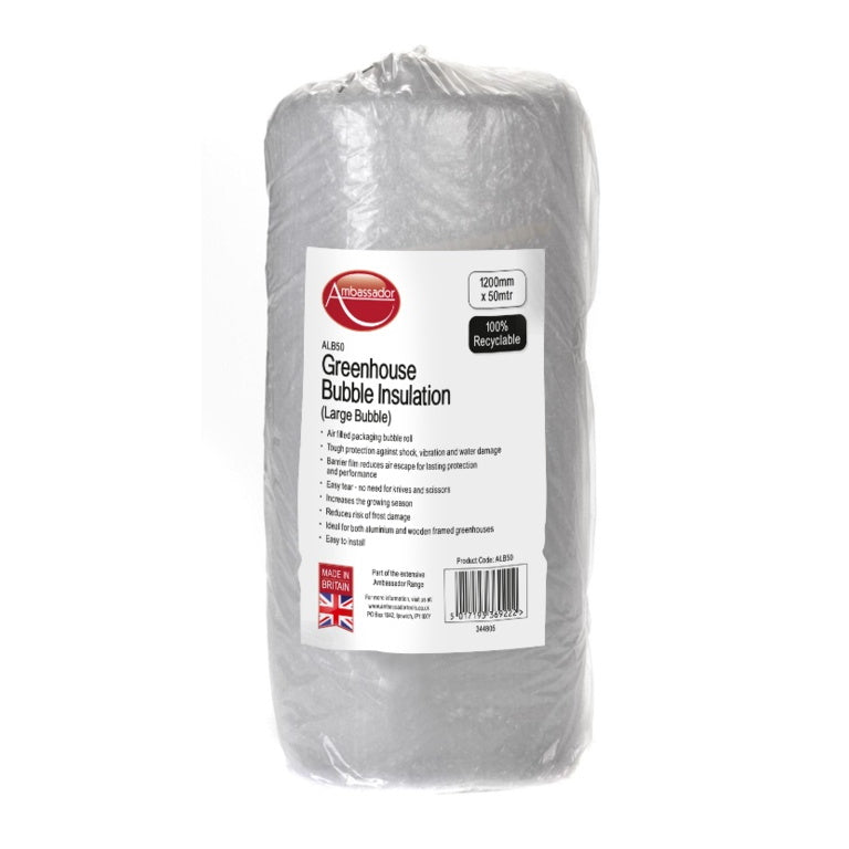 Ambassador ALB50 UV Large Bubble Insulation 1.2Mtr Wide - Cut To Length - Premium Insulation from Ambassador - Just $1.99! Shop now at W Hurst & Son (IW) Ltd