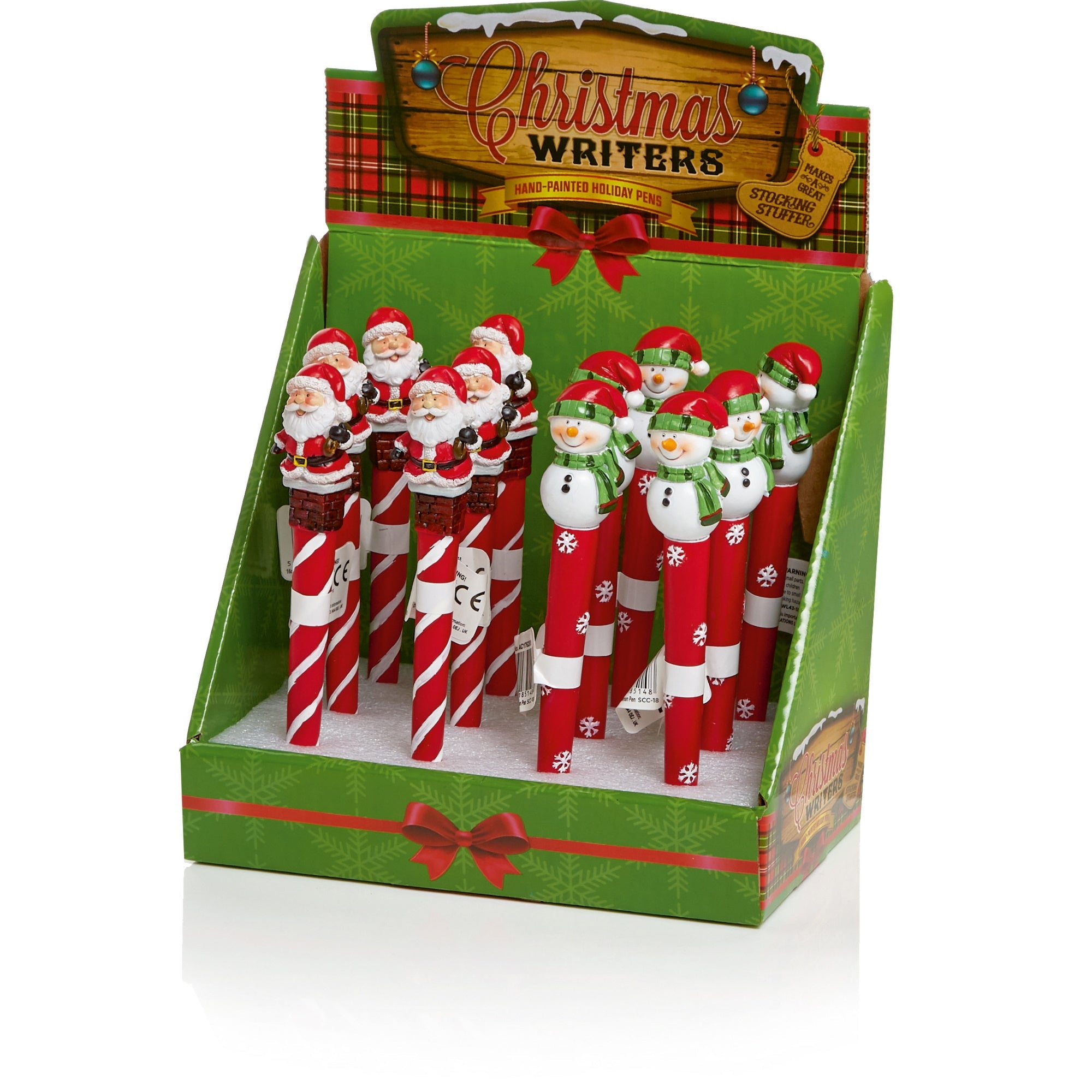 Premier AC176208 Christmas Writers Santa / Snowman Pen - Premium Christmas Stationery from Premier Decorations - Just $2.95! Shop now at W Hurst & Son (IW) Ltd