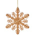 Premier AC195471CG Glitter Snowflake 30cm - Champagne / Gold Christmas Decorations Premier Decorations All Things Christmas Brand_Premier Decorations Christmas Products CHRISTMAS SALE Collections_All Things Christmas Decor & Giftware Google Product Home Premier Decorations Product Type_Christmas Decorations Xmas