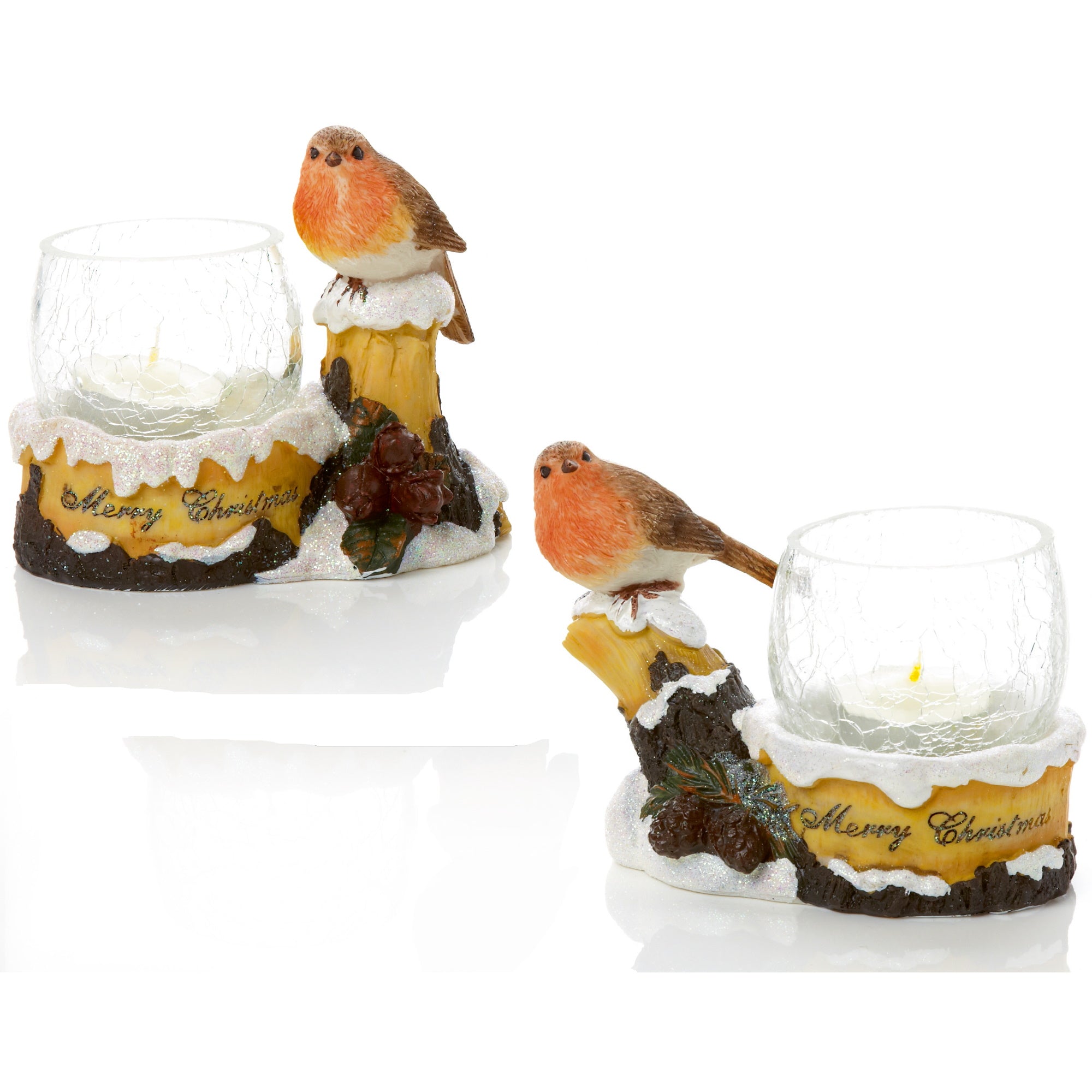 Accents MO095727 Robin Mantelpiece Tealight Holder - Various - Premium Candle Holders from Accents - Just $9.95! Shop now at W Hurst & Son (IW) Ltd