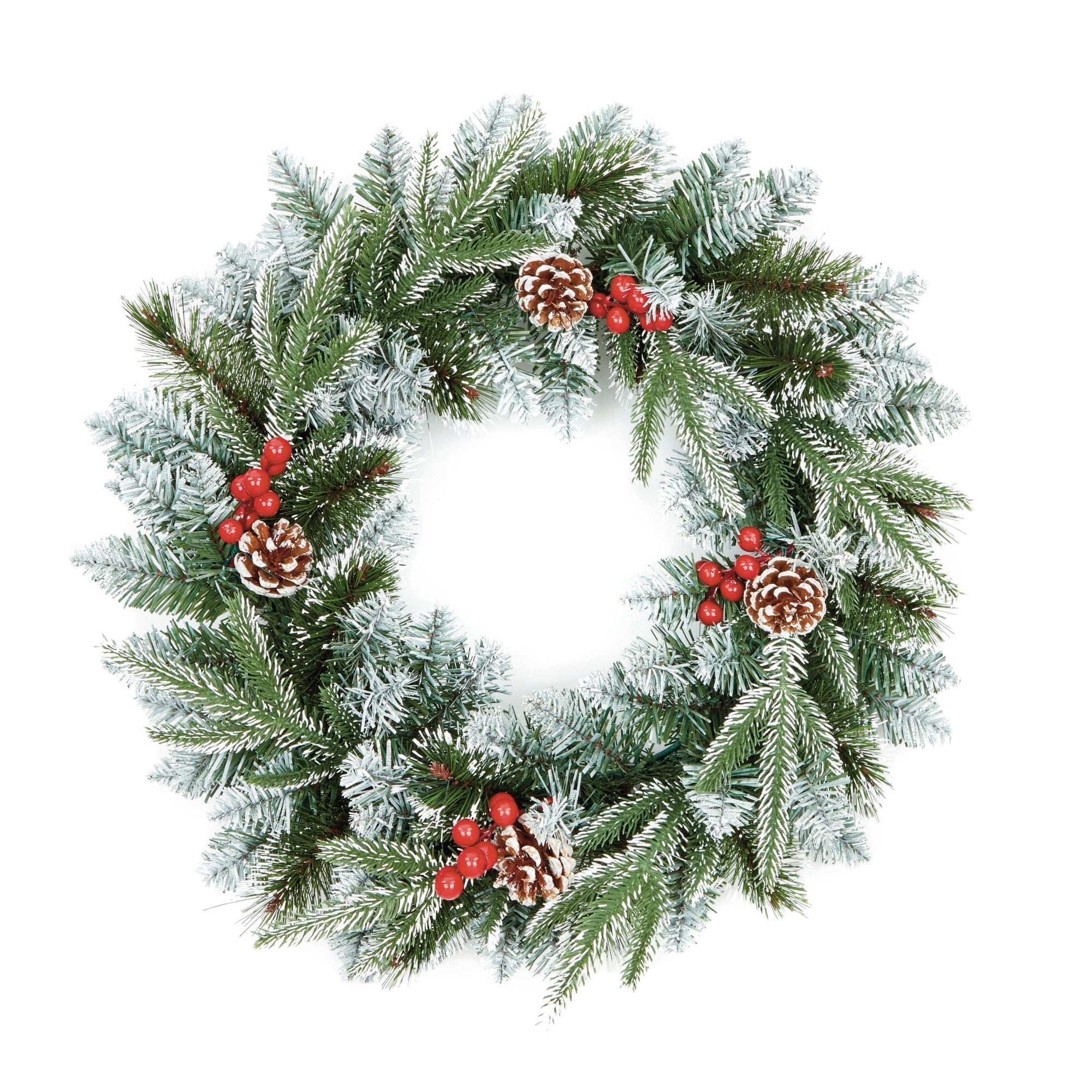 The Tree Company TW199202 New Jersey Wreath 50cm - Premium Wreaths from Premier Decorations - Just $19.5! Shop now at W Hurst & Son (IW) Ltd