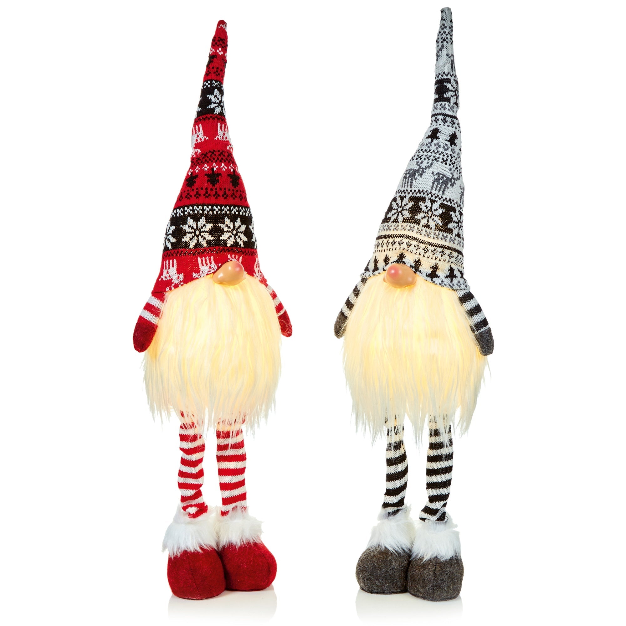Accents LB211018  Light Up Standing Gnome - Various Colours - Premium Light Up Decorations from Accents - Just $19.50! Shop now at W Hurst & Son (IW) Ltd