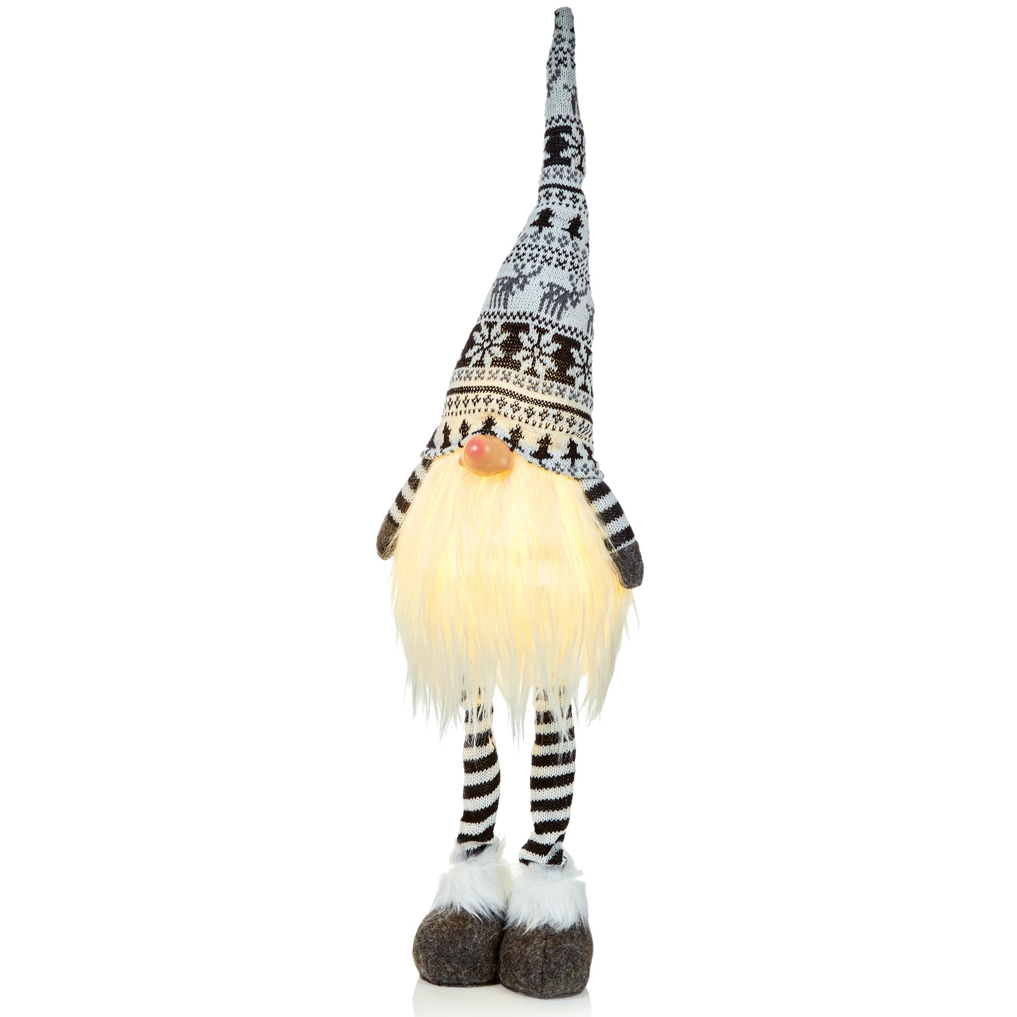 Accents LB211018  Light Up Standing Gnome - Various Colours - Premium Light Up Decorations from Accents - Just $19.50! Shop now at W Hurst & Son (IW) Ltd