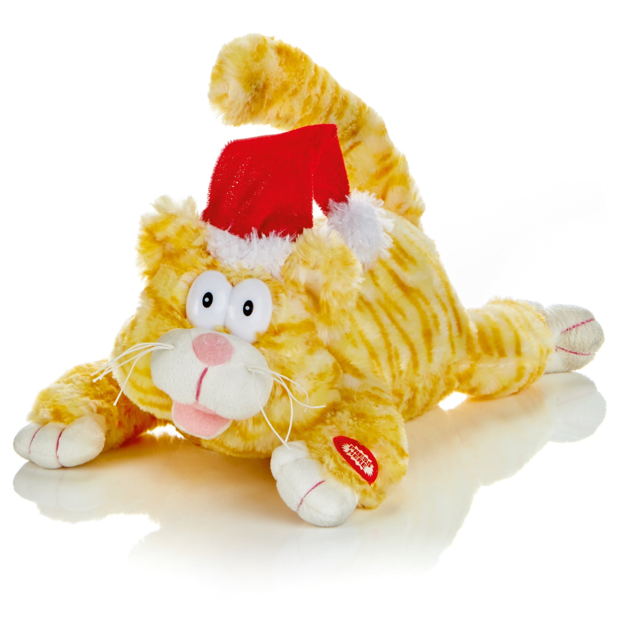 Premier Decorations MB192039 Laughing Animated Cat - Premium Christmas Ornaments from Premier Decorations - Just $15.95! Shop now at W Hurst & Son (IW) Ltd