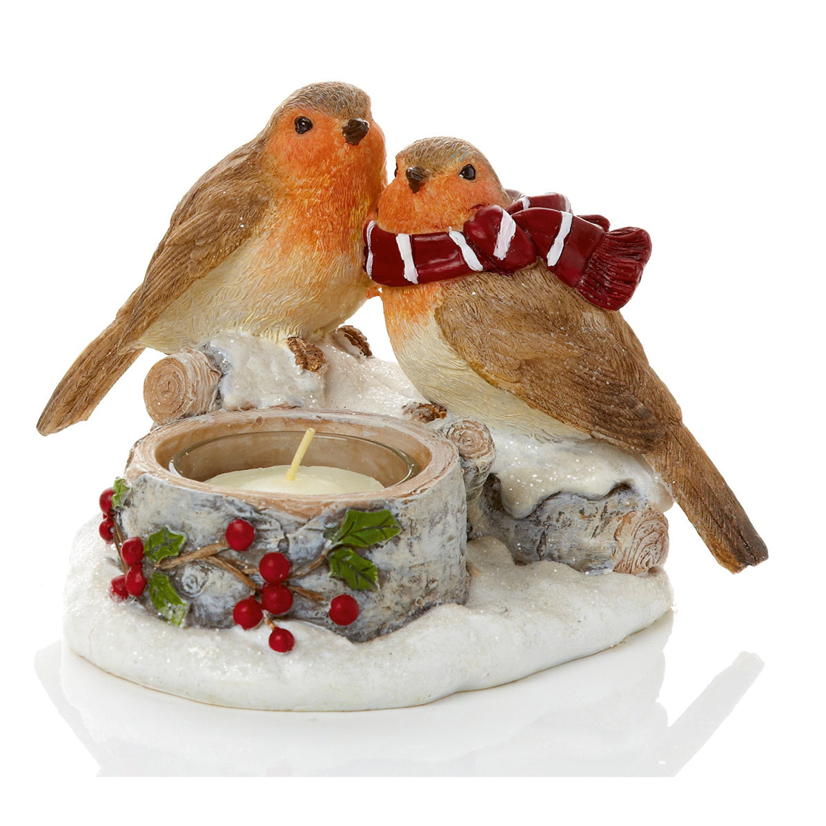 Accents MO165440 Robin Tealight Holder 10cm High - Various - Premium Candle Holders from Premier Decorations - Just $13.99! Shop now at W Hurst & Son (IW) Ltd