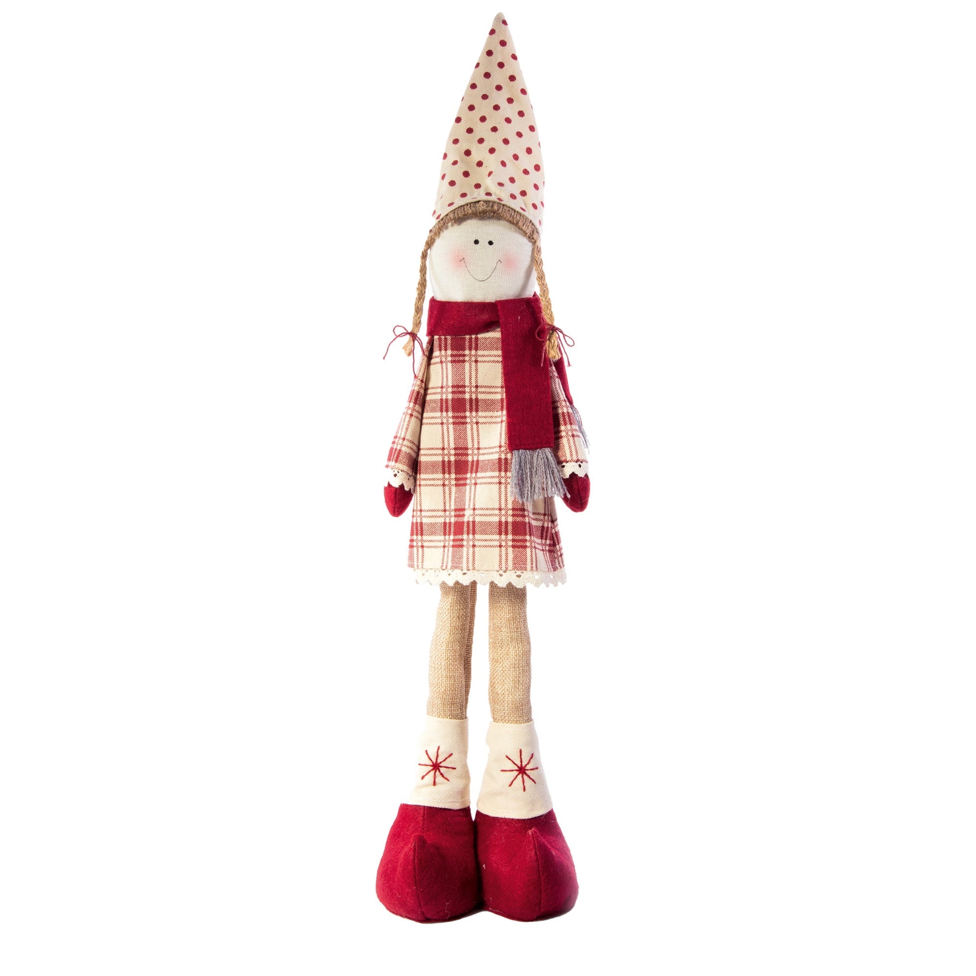 Accents PL211190 Standing Girl In A Dress 47cm - Various Colours - Premium Christmas Decorations from Premier Decorations - Just $11.99! Shop now at W Hurst & Son (IW) Ltd