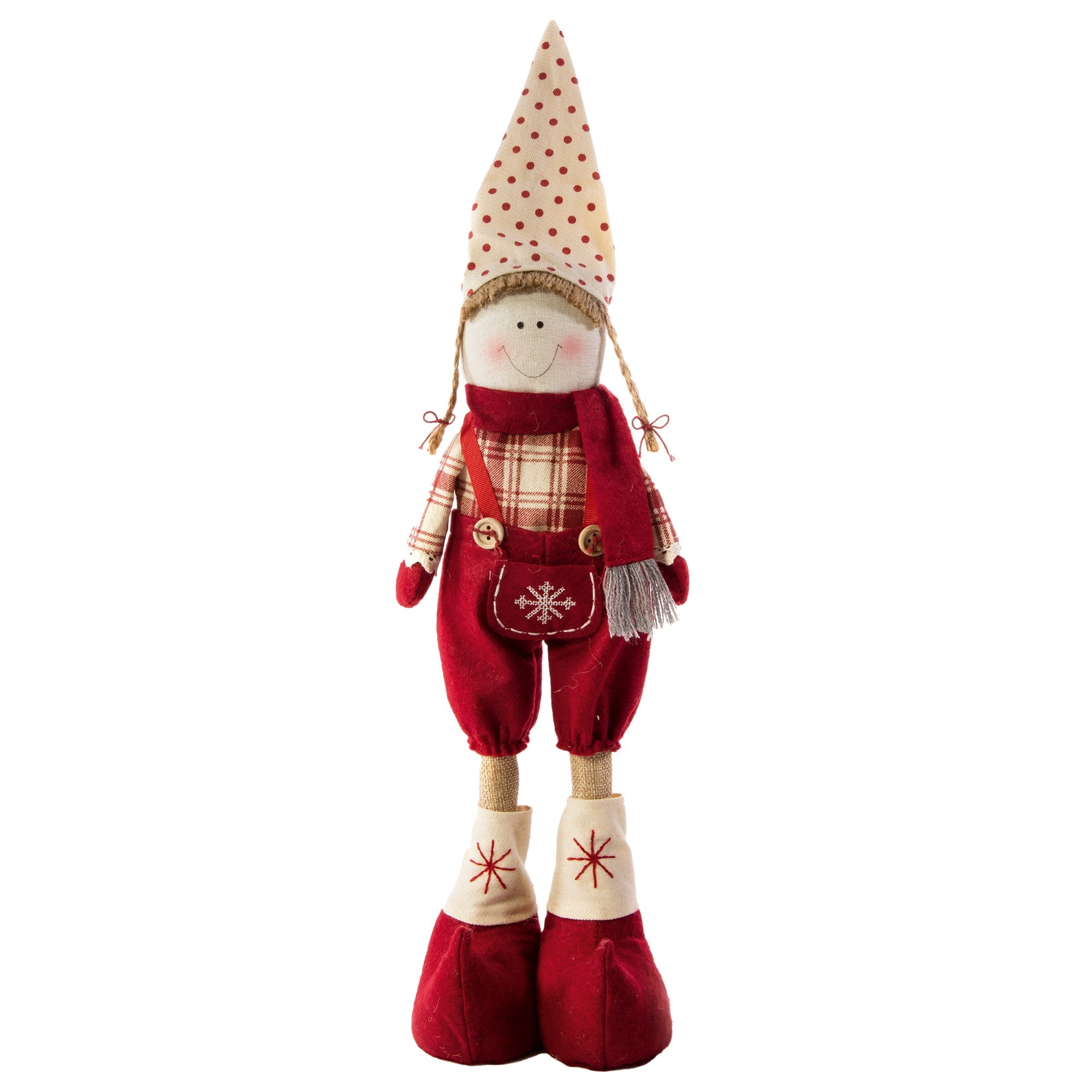 Accents PL211191 Standing Girl with Hat and Scarf 51cm - Various Colours - Premium Christmas Decorations from Premier Decorations - Just $13.99! Shop now at W Hurst & Son (IW) Ltd