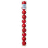 Accents TD126268R Baubles Red 10pk - Premium Baubles from Accents - Just $3.50! Shop now at W Hurst & Son (IW) Ltd