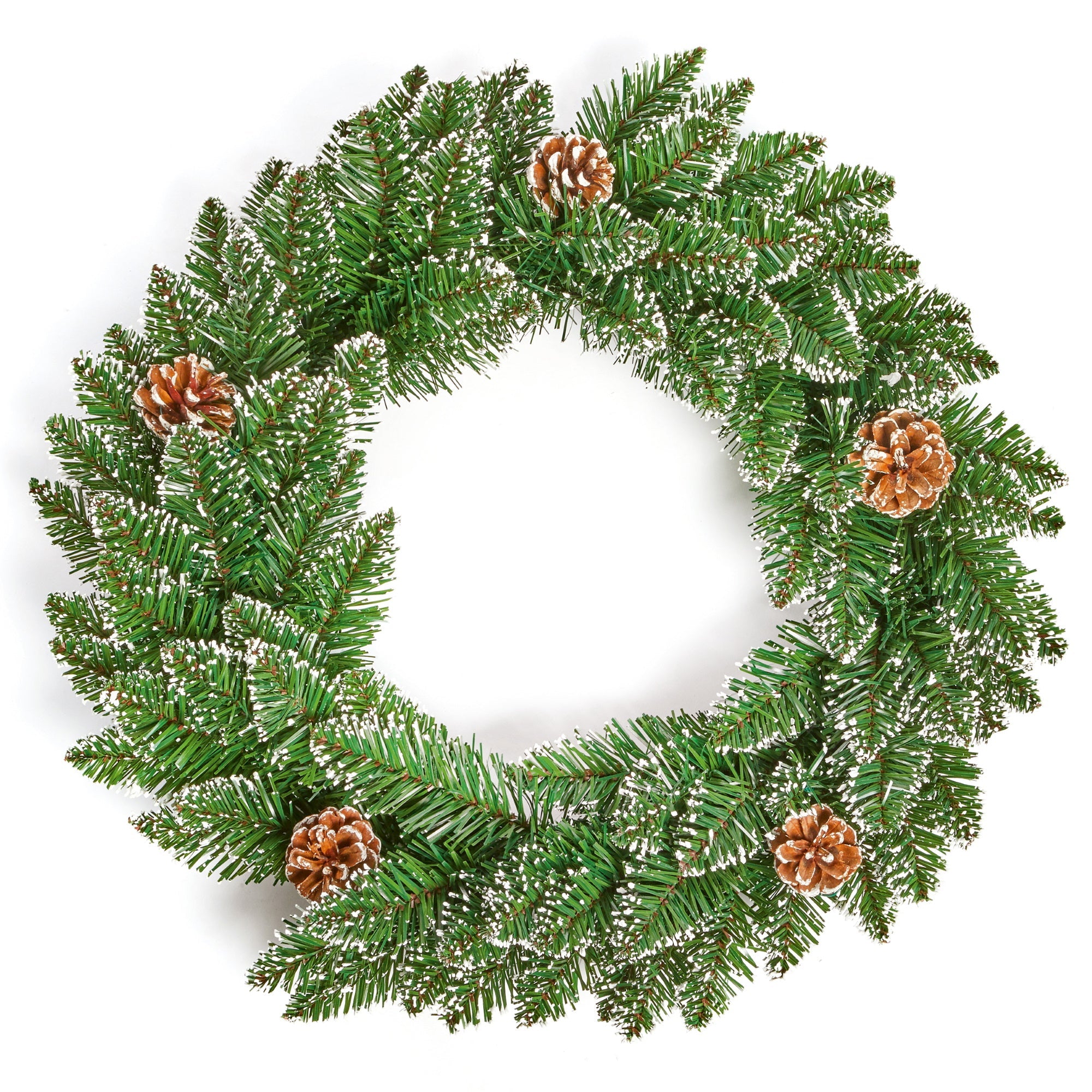 The Tree Company TW207071 Rocky Mountain Wreath 50cm - Premium Wreaths from Premier Decorations - Just $15.95! Shop now at W Hurst & Son (IW) Ltd