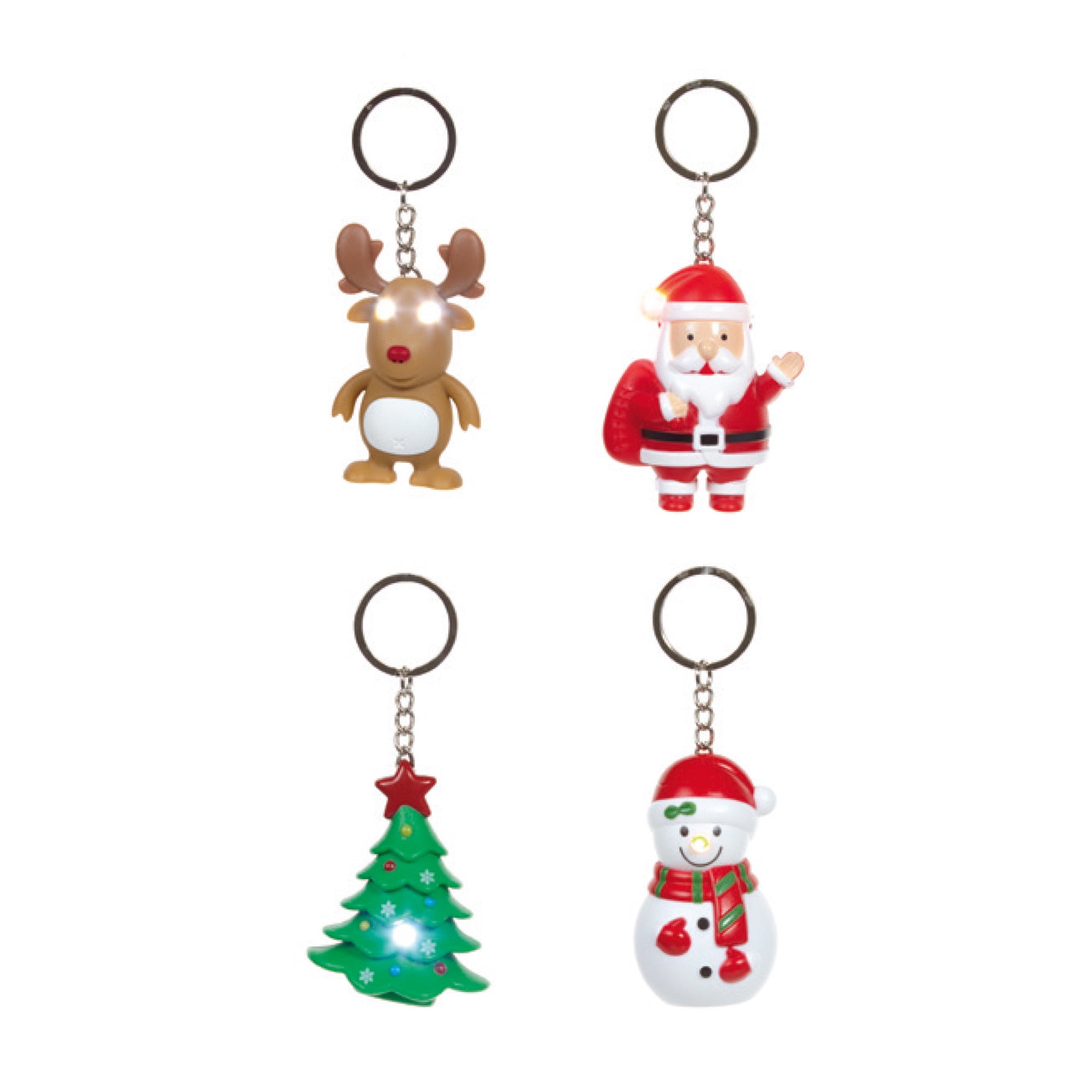 Premier LB202028 Christmas Keyring with LED and Sound- Various Designs - Premium Giftware from Premier Decorations - Just $2.75! Shop now at W Hurst & Son (IW) Ltd