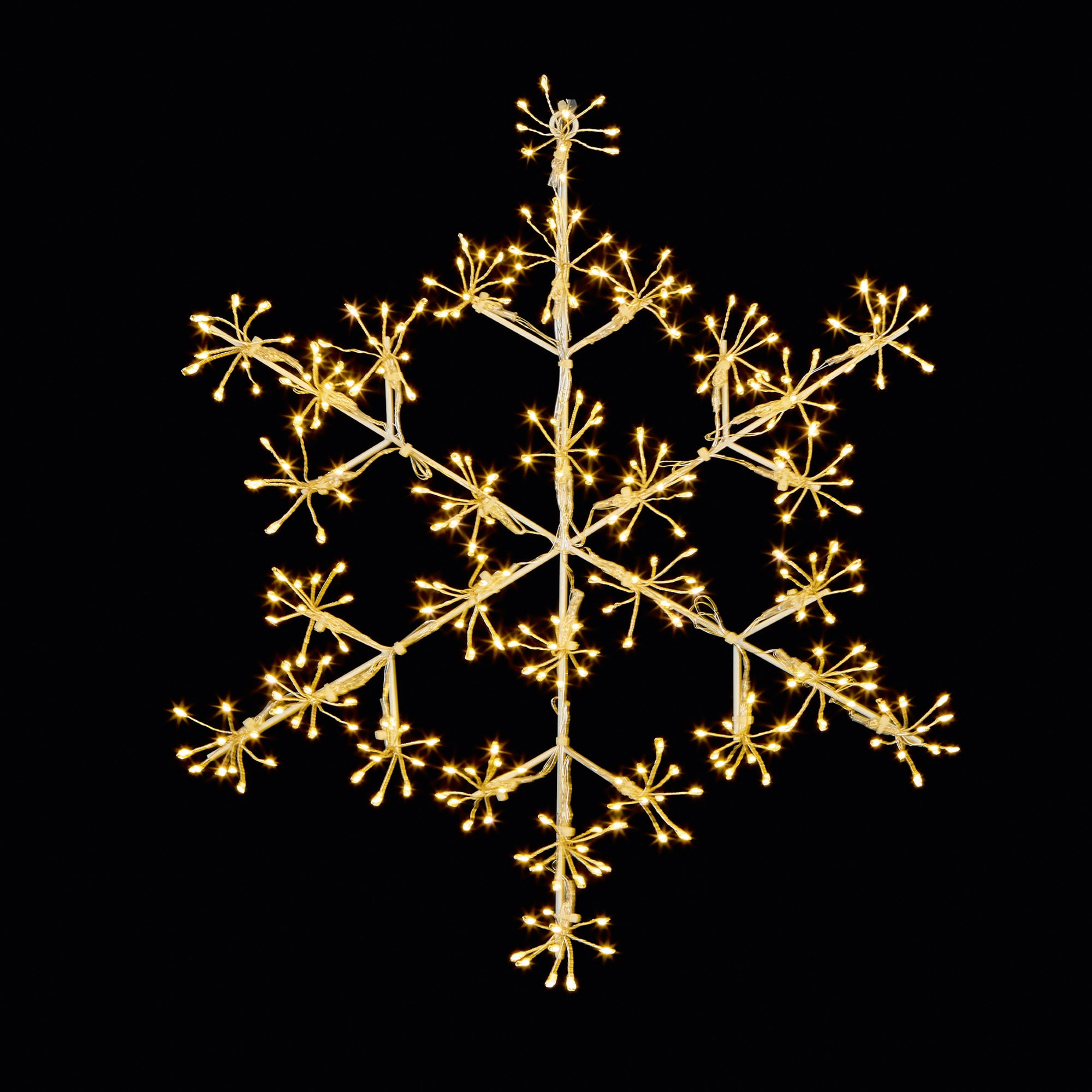 Premier LV213043WW Microbrights Snowflake 300 LEDs 40cm - Warm White - Premium Christmas Lights from Premier Decorations - Just $46.00! Shop now at W Hurst & Son (IW) Ltd