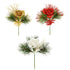 Premier AC199310 Glitter Rose Pick 20cm - Assorted Colours - Premium Flower Picks from Premier Decorations - Just $2.30! Shop now at W Hurst & Son (IW) Ltd