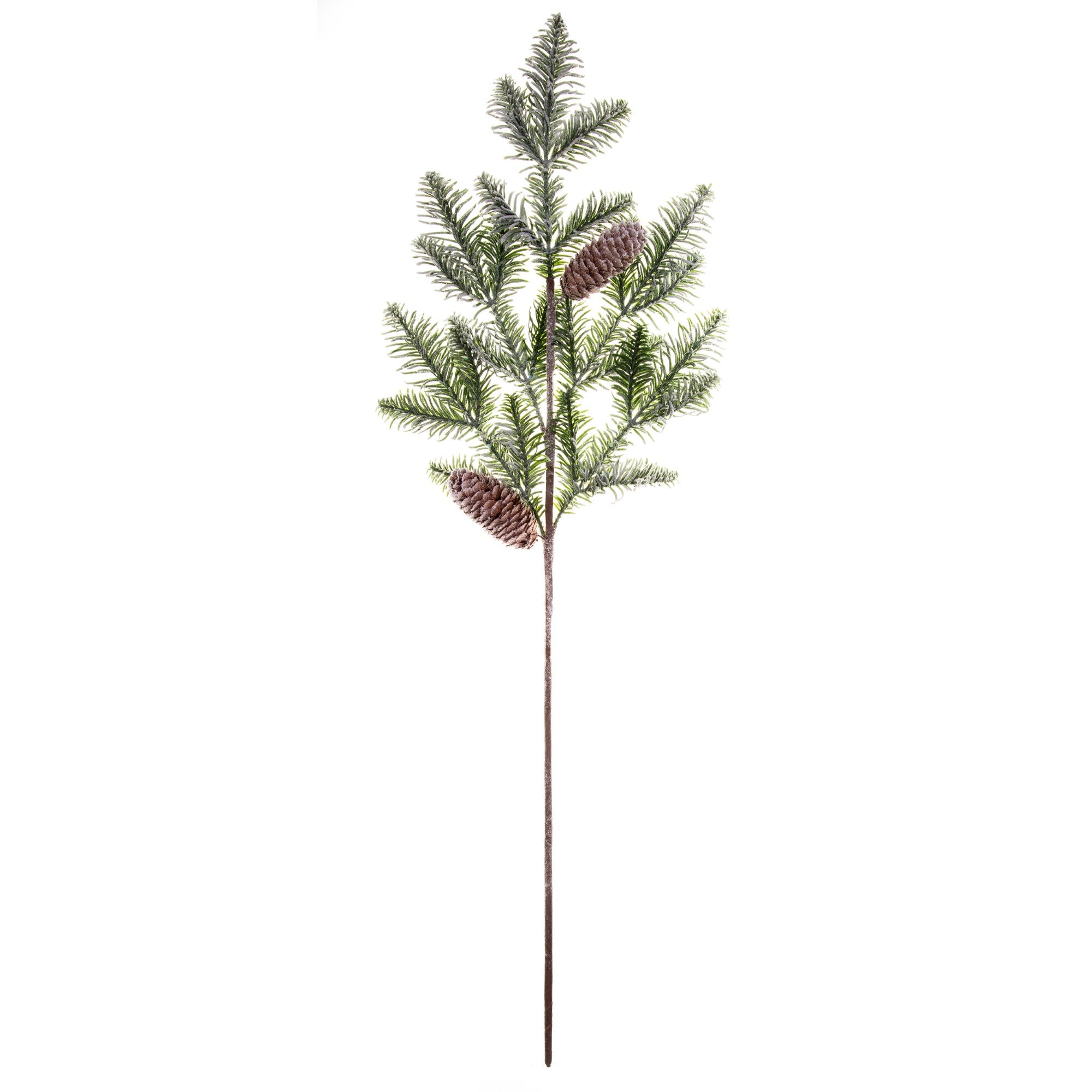 Premier DF211261 Rounded Pine Flock Spray with Snow 70cm - Premium Artificial Flowers / Plants from Premier Decorations - Just $3.95! Shop now at W Hurst & Son (IW) Ltd