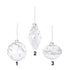 Accents G155803 Clear Bauble with Crystals and Feather - Various Designs - Premium Baubles from Premier Decorations - Just $3.50! Shop now at W Hurst & Son (IW) Ltd