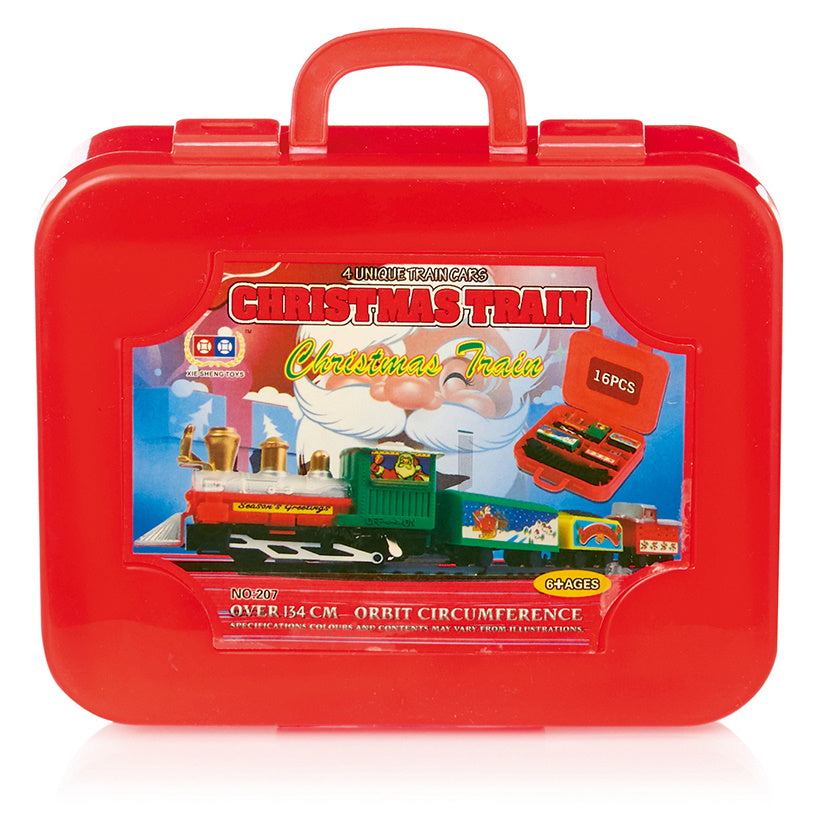 Premier AC201081 Train Set and Track in Small Tool Box - Premium Giftware from Premier Decorations - Just $5.99! Shop now at W Hurst & Son (IW) Ltd