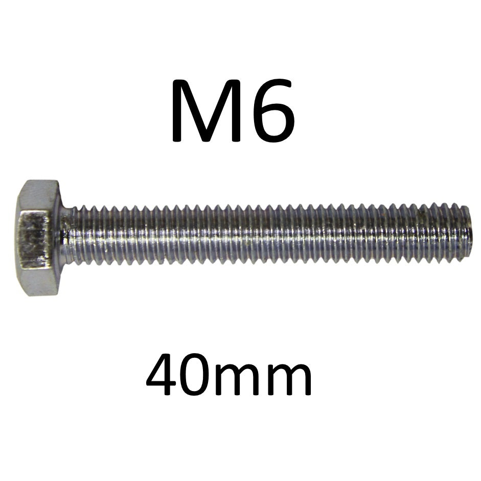 M6 Hex Head BZP Bolts - Various Lengths - Premium M6 Bolts from Olympic Fixings - Just $0.08! Shop now at W Hurst & Son (IW) Ltd