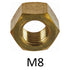 Hex Brass Metric Nuts - Various Sizes - Premium Hex Nuts from Fastener Network - Just $0.06! Shop now at W Hurst & Son (IW) Ltd