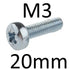 Pan Head Machine Screws ZP Metric - Various Sizes - Premium Pan Head Bolts from Fastener Network - Just $0.04! Shop now at W Hurst & Son (IW) Ltd