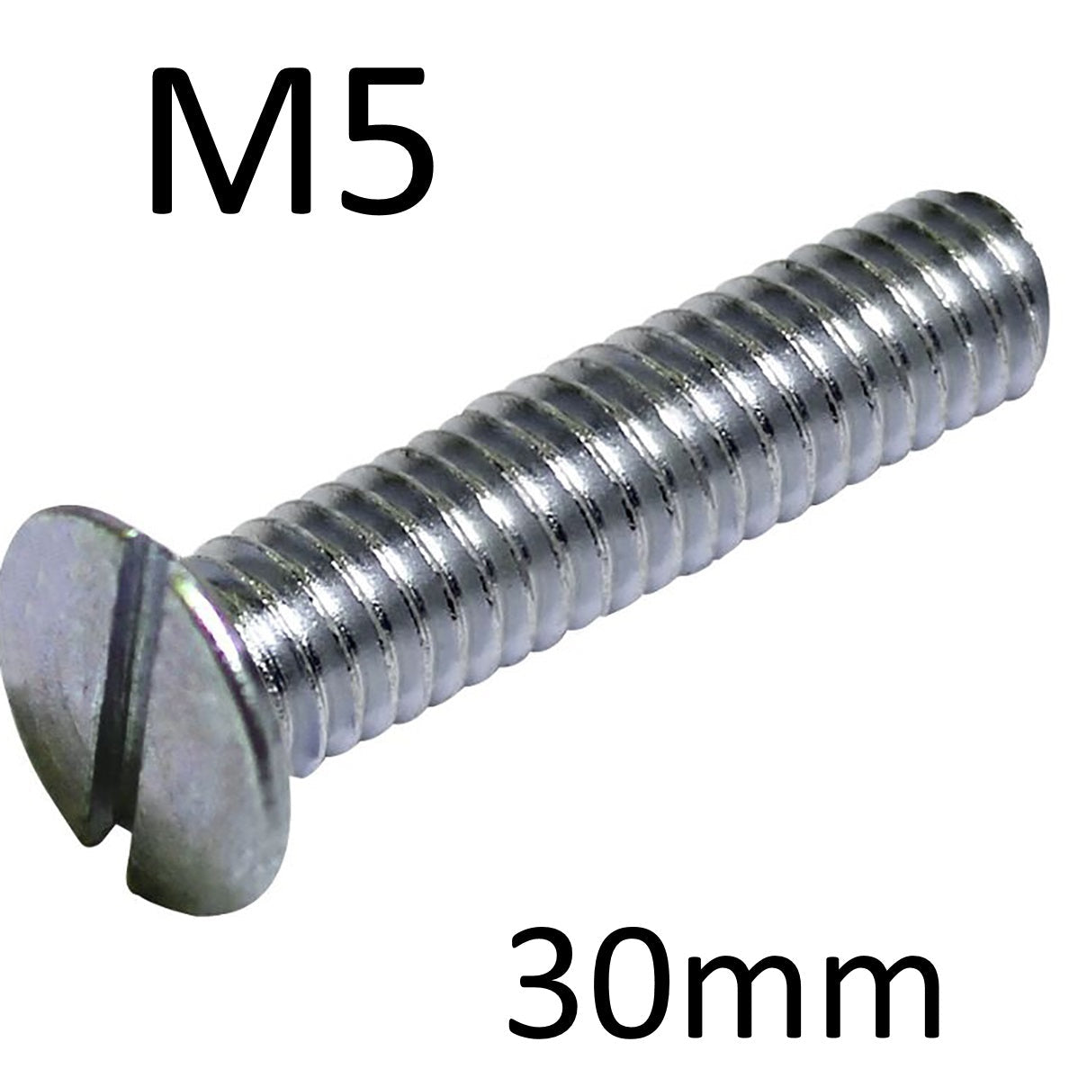 CSK Head Machine Screws BZP Metric - Various Sizes - Premium Countersunk Head Bolts from Fastener Network - Just $0.02! Shop now at W Hurst & Son (IW) Ltd
