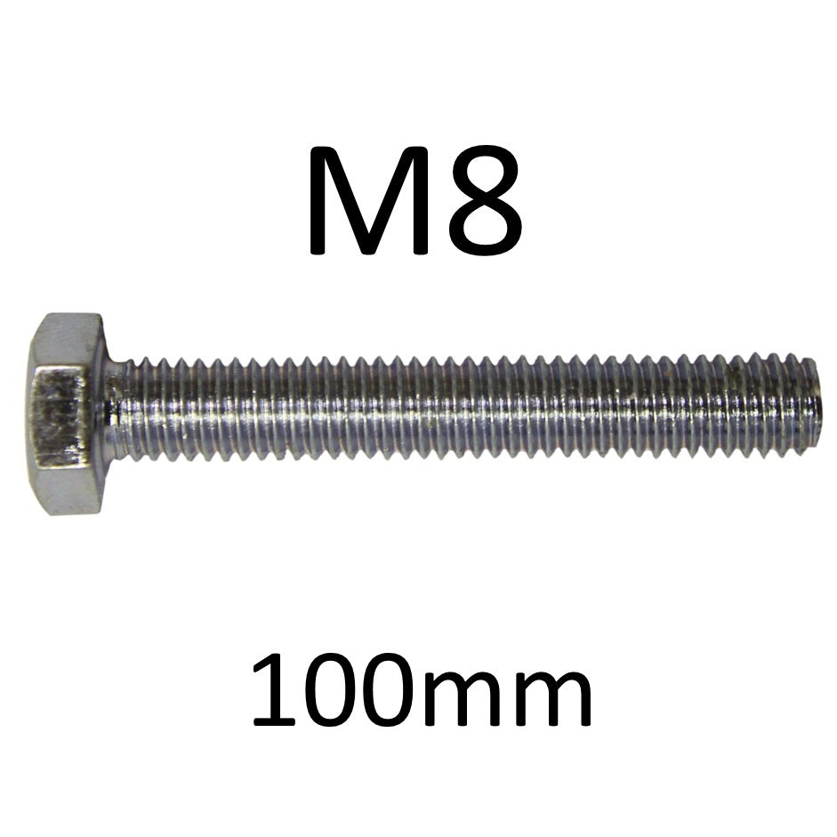 M8 Hex Head BZP Bolts - Various Lengths - Premium M8 Bolts from Olympic Fixings - Just $0.17! Shop now at W Hurst & Son (IW) Ltd