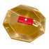 Giftmaker Collection XAMGP613 Gold Metallic Octagonal Plate Pkt2 - Premium Sundry Tableware from Giftmaker - Just $3.70! Shop now at W Hurst & Son (IW) Ltd