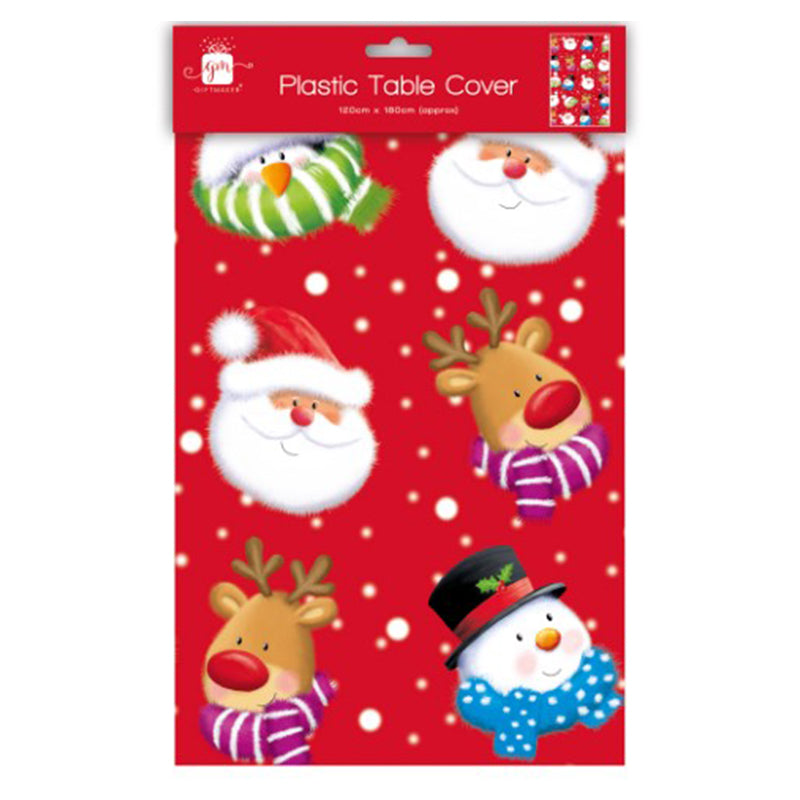 Giftmaker XAMGP703 Christmas Characters Plastic Table Cover 120x180cm - Premium Christmas Tableware from Giftmaker - Just $1.99! Shop now at W Hurst & Son (IW) Ltd