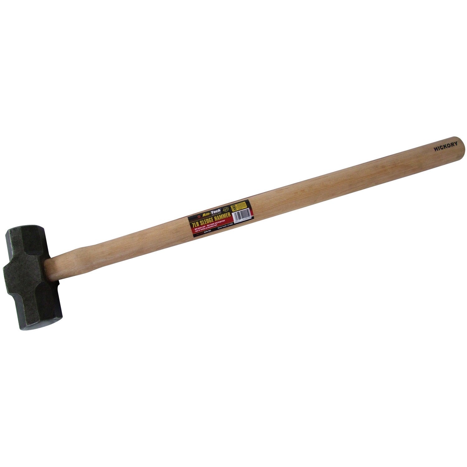 Amtech A1900 Sledge Hammer 3.2kg (7lb)– Hickory Shaft - Premium Sledge Hammers from DK Tools - Just $22.5! Shop now at W Hurst & Son (IW) Ltd