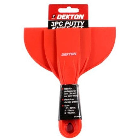 Filler / Putty Plastic Knife 3Pce Set - Premium Putty Knives from DK Tools - Just $1.50! Shop now at W Hurst & Son (IW) Ltd